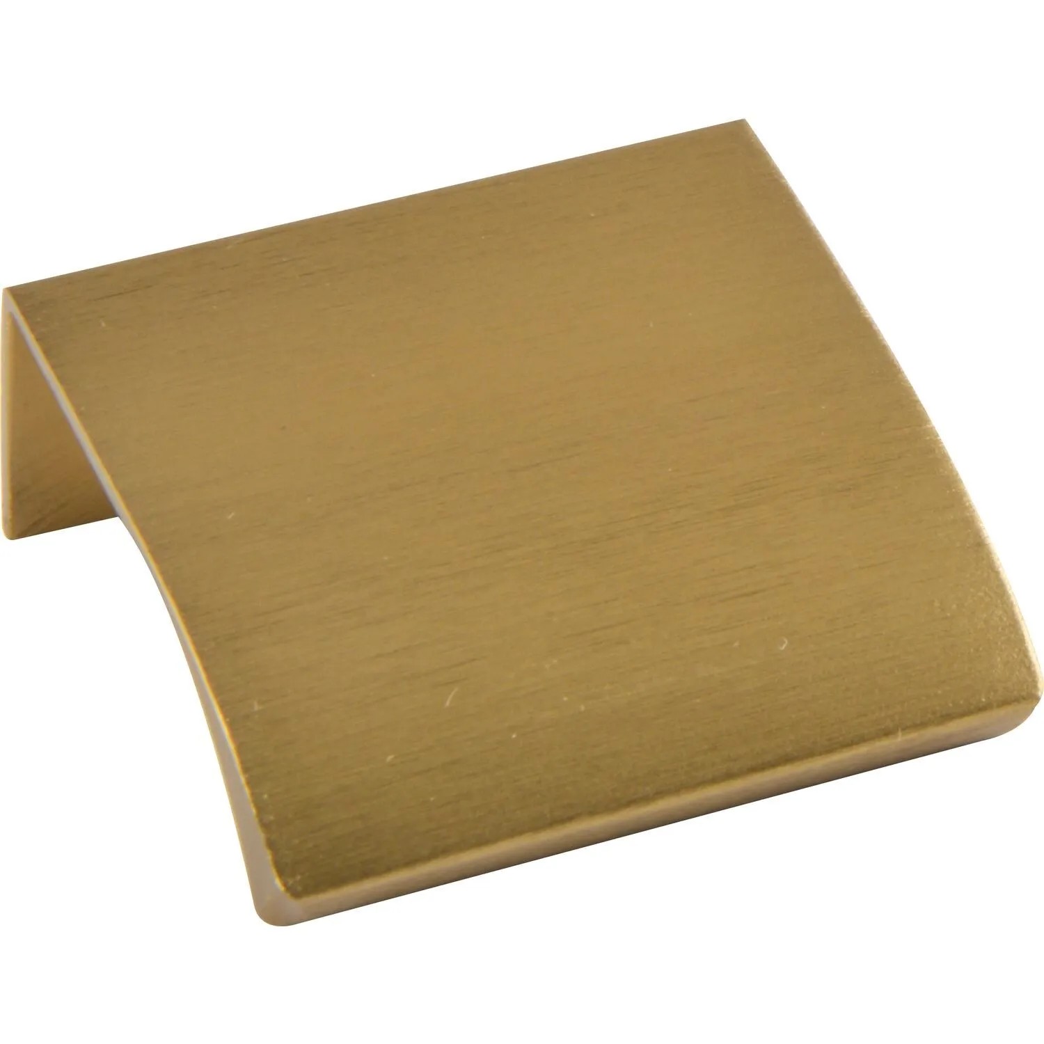 Furnipart Küchen Griffleiste Edge Straight La 20 mm Länge 40 mm Aluminium Messing Matt