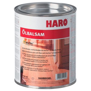 Dose Haro Ölbalsam 750ml für Parkettpflege.