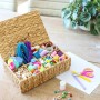 HMF 37290-33CM Teebox Teebeutel Geflochten Wasserhyazinthe Tee Aufbewahrungsbox 8 Großen Fächern 33 x 21 x 10 cm_8