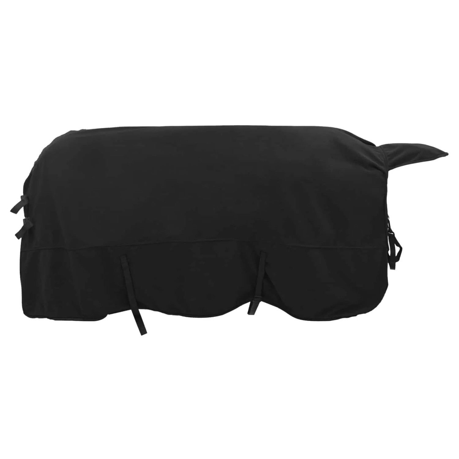 vidaXL Pferdedecke Schwarz Polyester 42013235