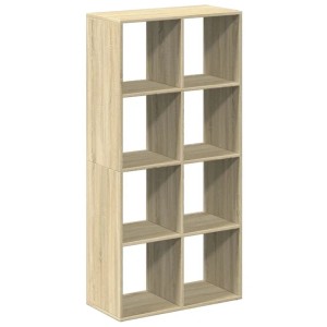 vidaXL Raumteiler-Bücherregal Sonoma-Eiche 69,5x29x137,5 cm 858023