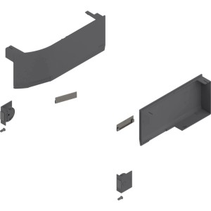 Blum Abdeckkappen-Set Aventos HK top für Servo-Drive Kunststoff Tiefgrau