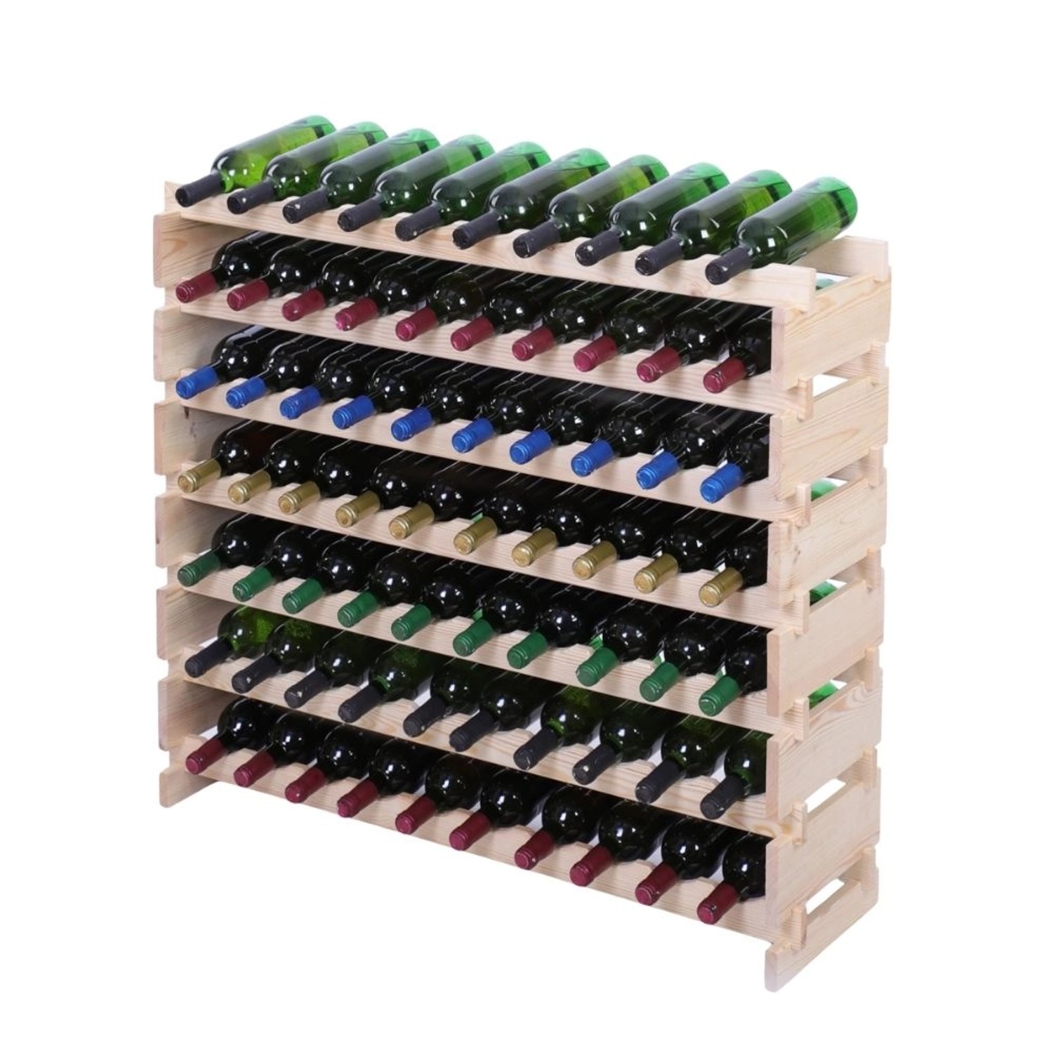 PROREGAL Weinregal VINOTECA FLEX PRO HxBxT 93x103x28cm 70 Flaschen Auf 7 Eb günstig online kaufen