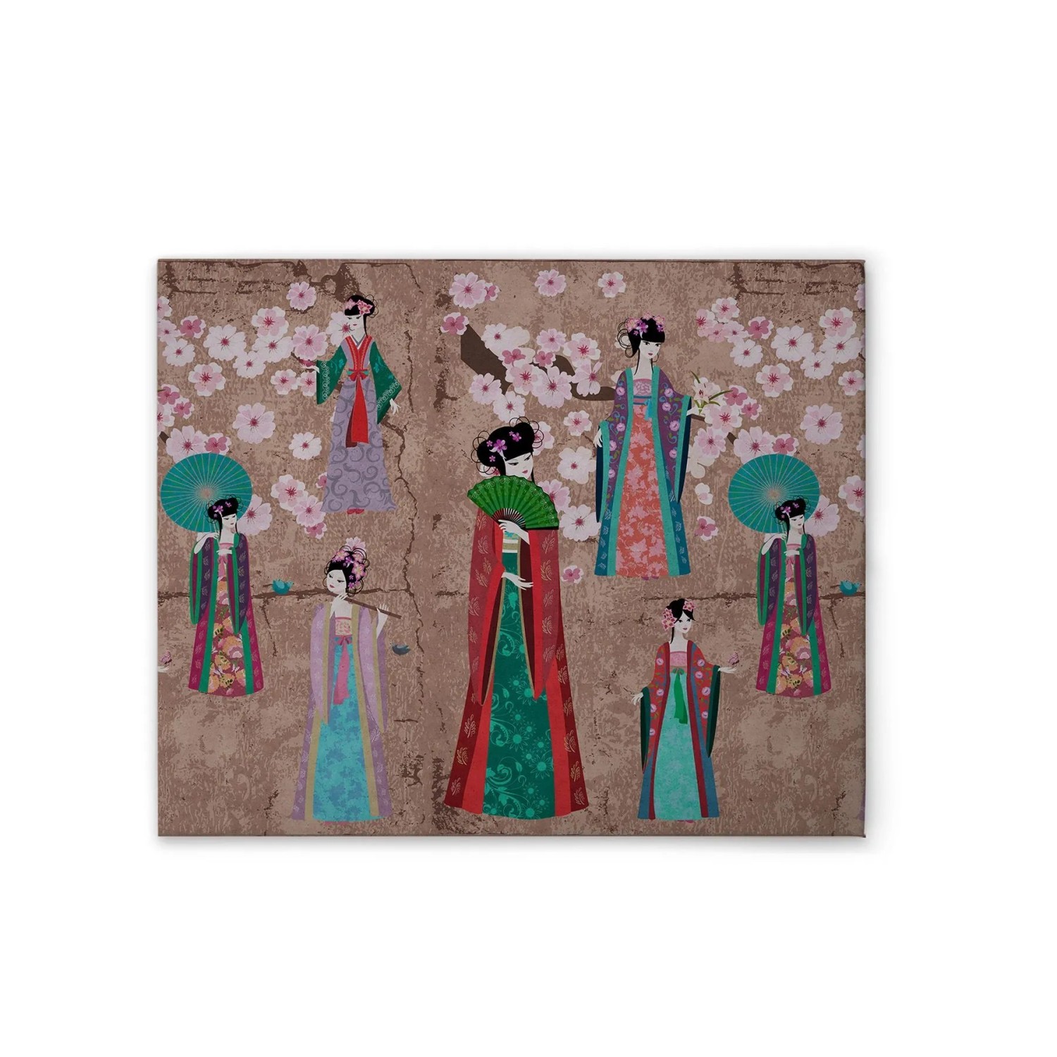 Tadessi Leinwandbild - M1-No.50895 - Asiatisch - 50 x 40 cm - Hochformat