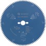 Blaues Bosch Kreissägeblatt Expert for Aluminium, 300 mm Durchmesser, 96 Zähne für saubere Schnitte.