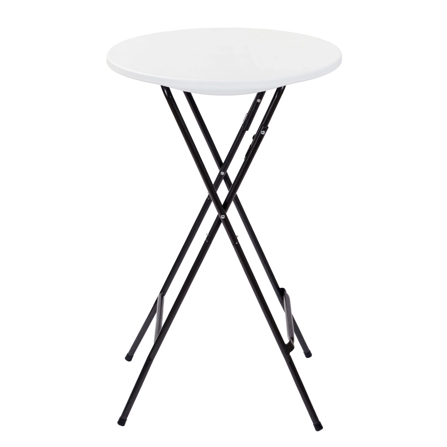 DELUKE Stehtisch ULLA Kunststoff Weiß 105x60x60cm Bistrotisch Stehtisch Bartisch