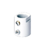 Weiße Orion Lightstyle Muffe M10x1 für Lampen & Leuchten.