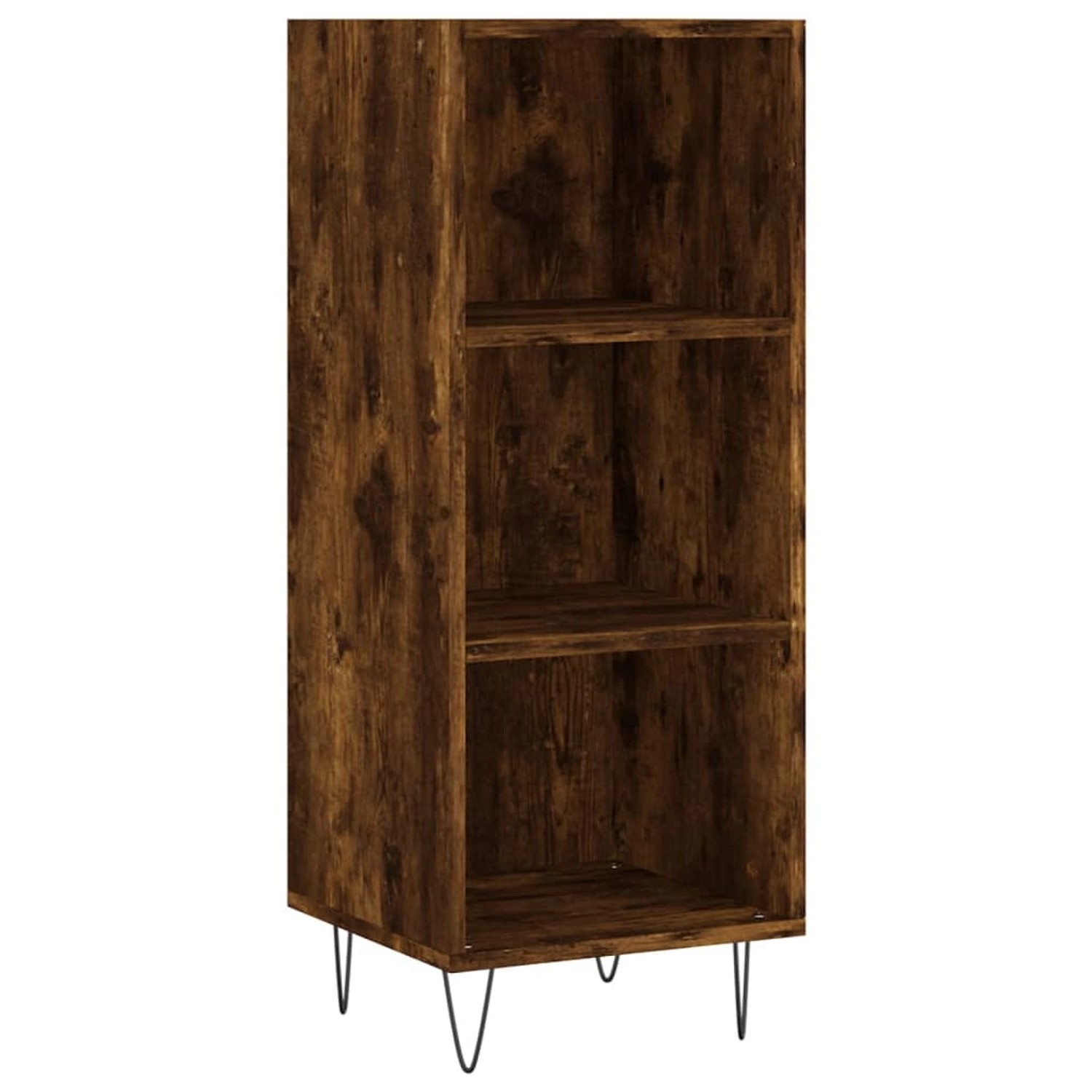vidaXL Sideboard Räuchereiche 34,5x32,5x90 cm Holzwerkstoff 828729 günstig online kaufen