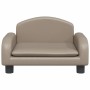 vidaXL Hundebett Cappuccino-Braun 50x40x30 cm Kunstleder 171980_3