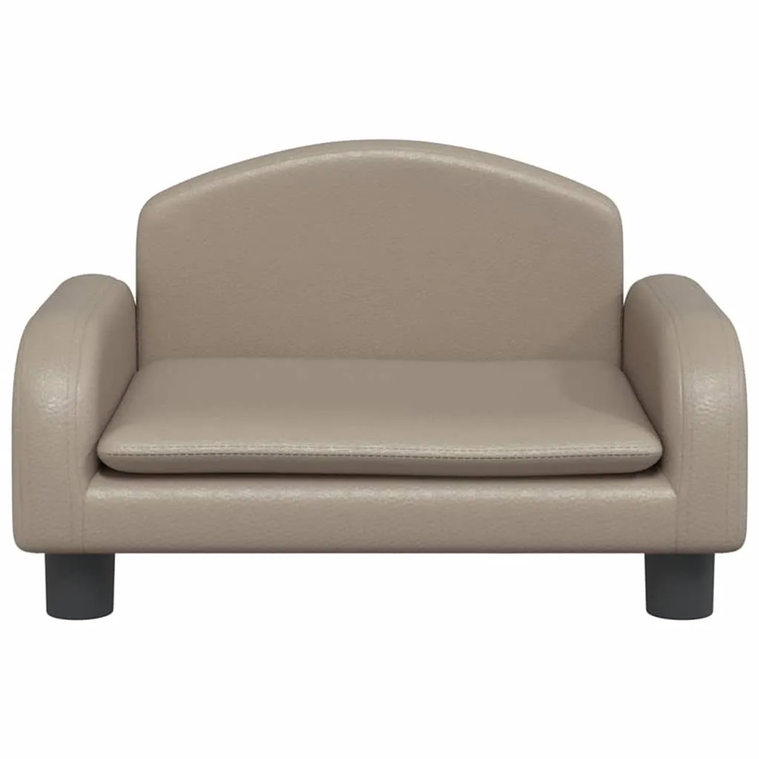 vidaXL Hundebett Cappuccino-Braun 50x40x30 cm Kunstleder 171980_3