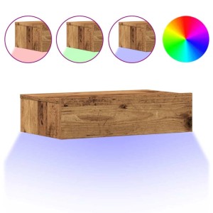 vidaXL Nachttisch Altholz-Optik 60x35 cm Holzwerkstoff 3329159