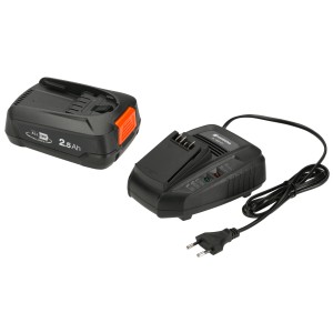 Gardena Akku-Starter-Kit: 18V Akku mit 2,5 Ah und Ladegerät für Elektrowerkzeuge.