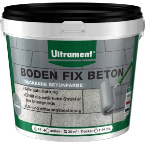 Eimer Ultrament Boden Fix Beton 4 l, telegrau, für Beton- und Pflastersteine.