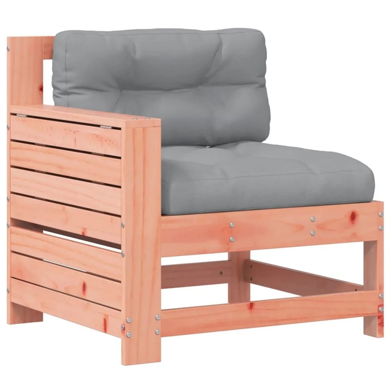 vidaXL Gartensofa mit Armlehne und Kissen Massivholz Douglasie 844917 günstig online kaufen