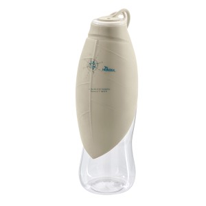 Hunter Outdoor-Trinkflasche List Beige, 550ml, mit Silikonnapf für Hunde unterwegs.