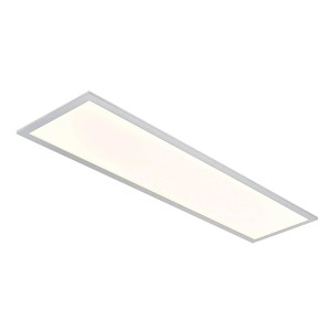 Lindby LED Smart Home Deckenlampe LED Panel Kjetil 9956051 Dimmbar mit Leselampe Modern in Alu aus Aluminium 1-flammig Arbeitszimmerleuchte