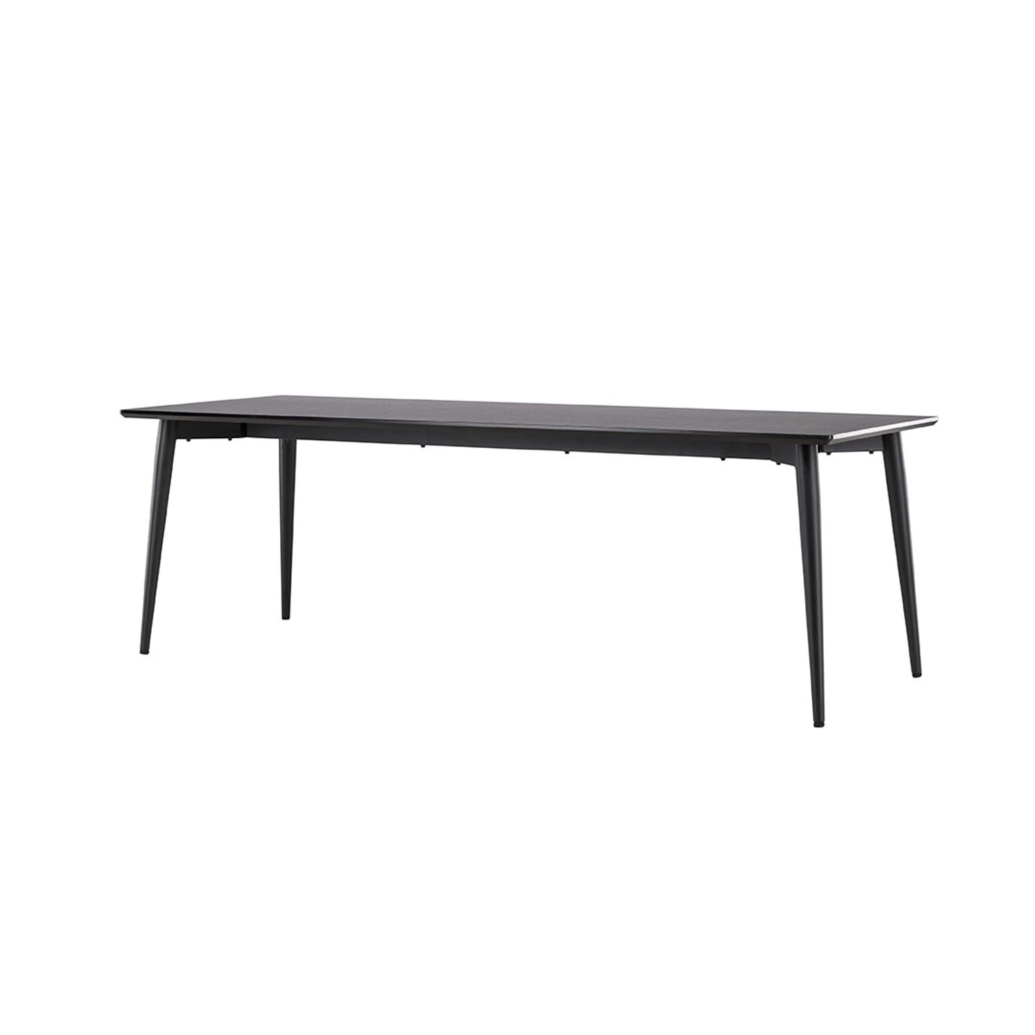 ebuy24 Ellis Esstisch 85x230 cm Schwarz günstig online kaufen