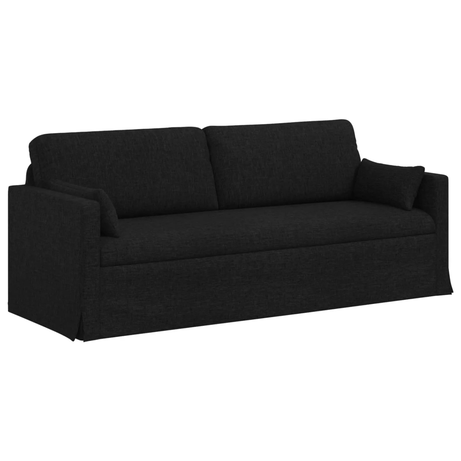 vidaXL Sofa Schwarz 198 x 78 x 80 cm Stoff 42024371