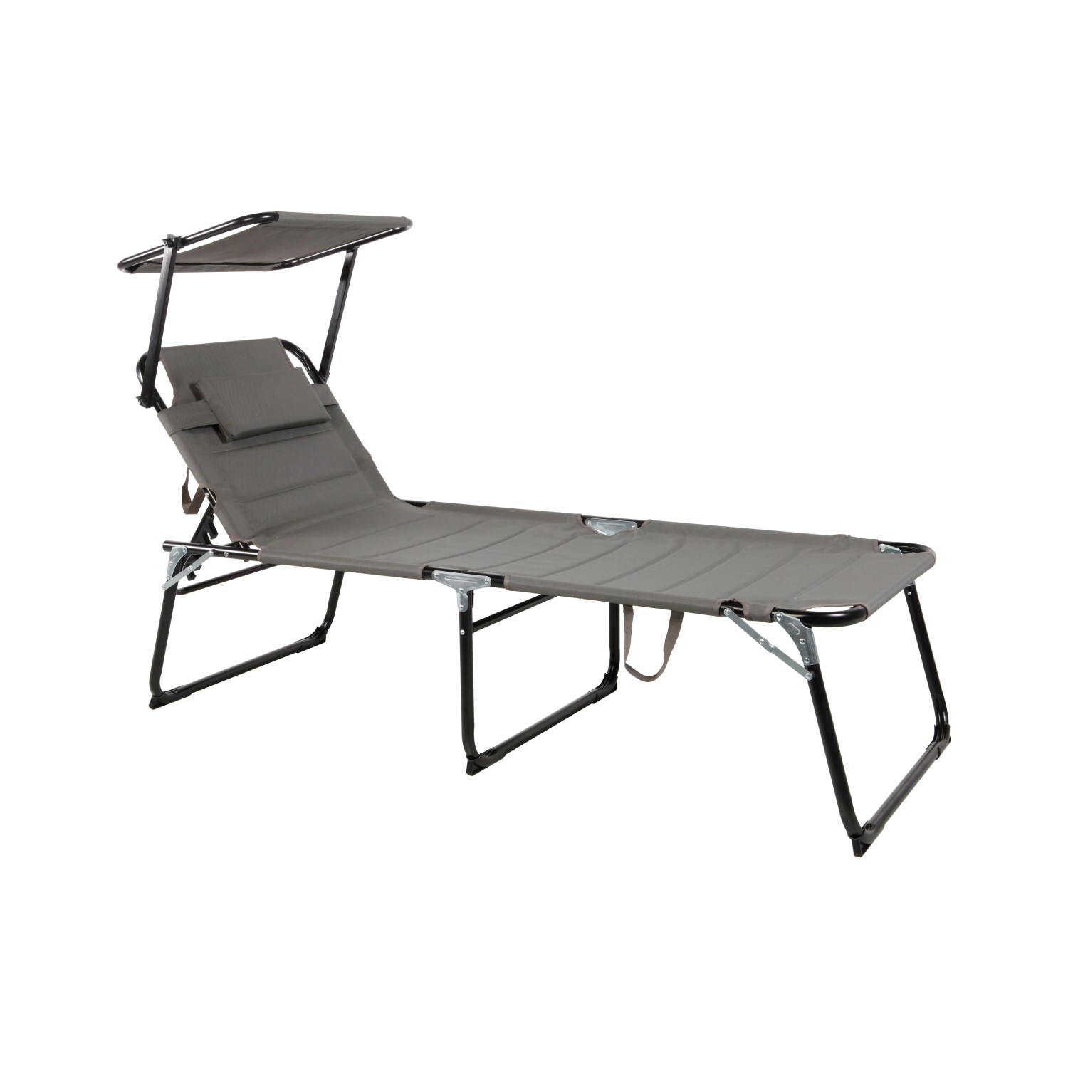 Lex XXL Aluminium Gartenliege Sonnenliege Gepolstert mit Kopfkissen Sonnend günstig online kaufen
