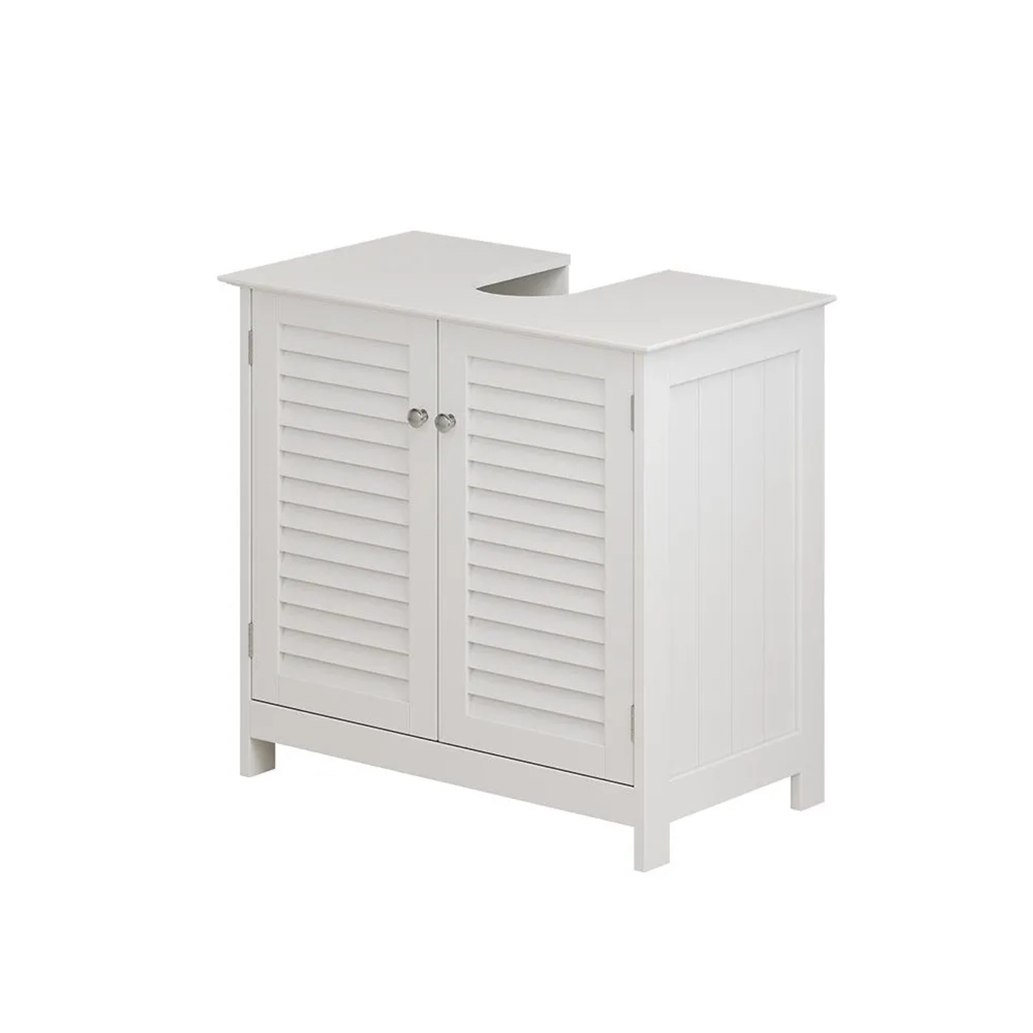 Vicco Waschbeckenunterschrank Riad Weiß 60 x 58 mit 2 Türen