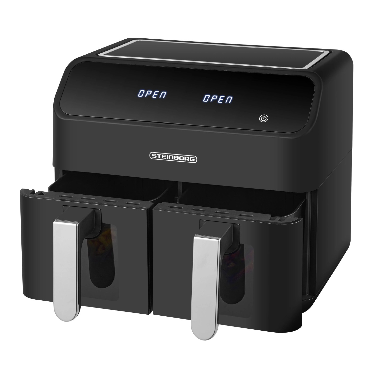 Steinborg SB-3151 Dual Heißluftfritteuse 4+4 Liter 2000 Watt