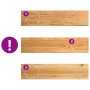 vidaXL Treppenstufen 2 Stk Hellbraun 110x25x2 cm Massivholz Eiche 3283788_7