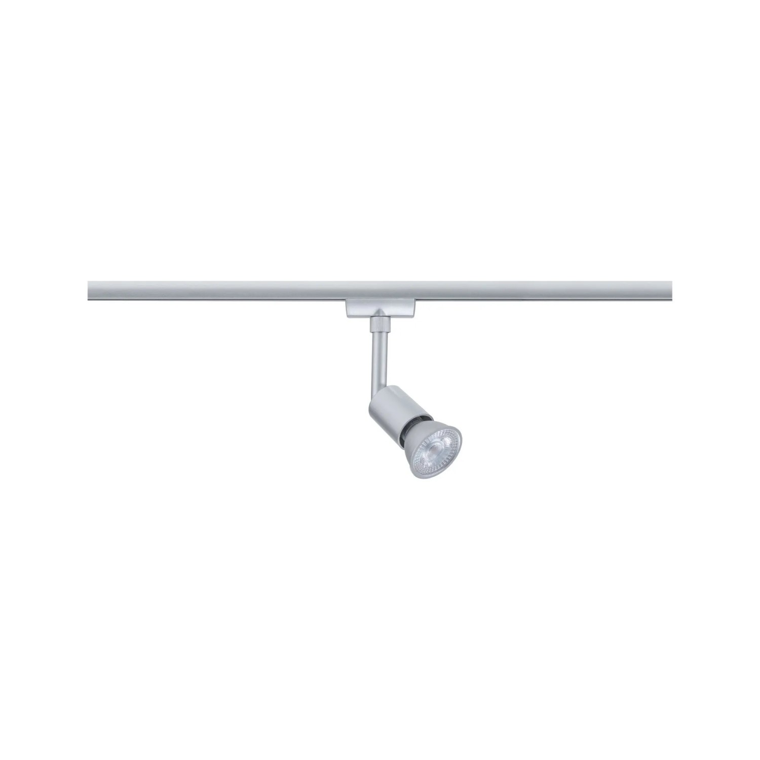 Paulmann URail Schienenspot Salt, Chrom matt. Moderner LED-Spot für flexible Beleuchtung im Schienensystem.