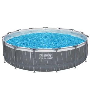 Bestway Solo Pool Steel Pro MAX LED-Design Ø 457 x 107 cm