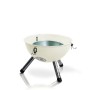 Activa Kugelgrill Mallorca, Ø 30 cm, creme, Holzkohlegrill mit drei Beinen.