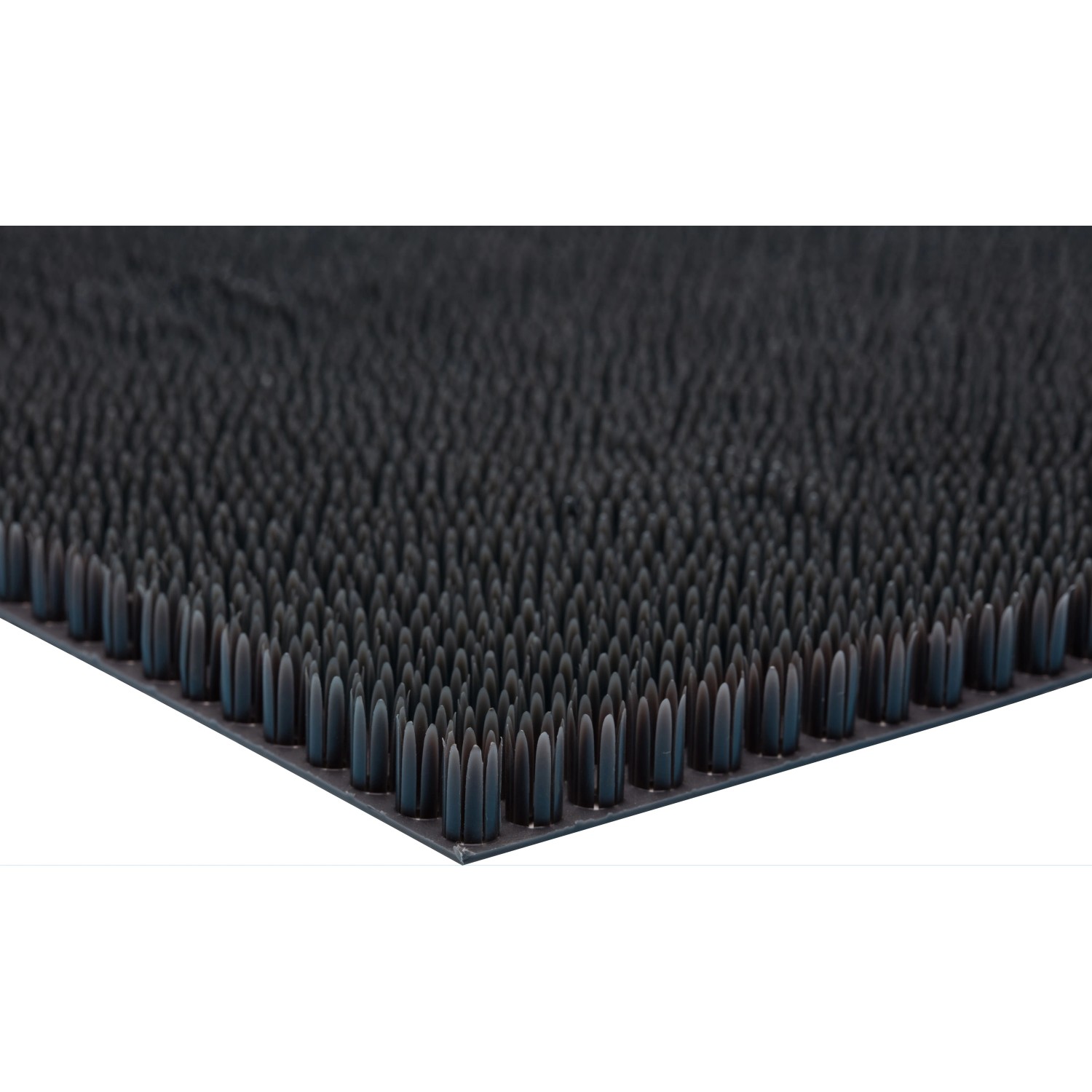 Graue Grasmatte 40x60 cm für den Außenbereich, Fußmatte mit Noppen.