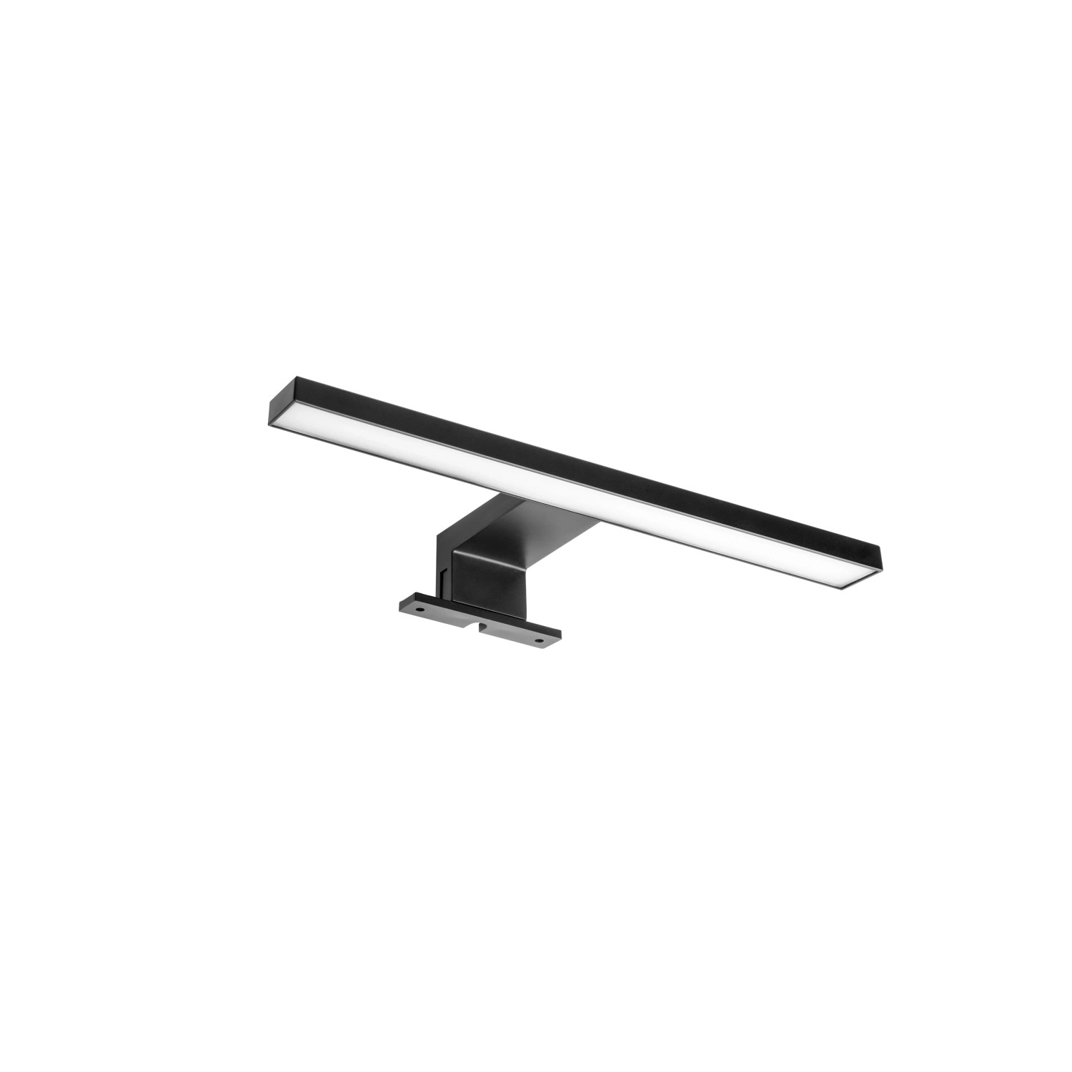 Emuca LED-Strahler Virgo für Badezimmerspiegel AC 230 V 50 Hz ohne Konverter L300 mm Kaltweißes Licht 6000 K Kunststoff Verchromt