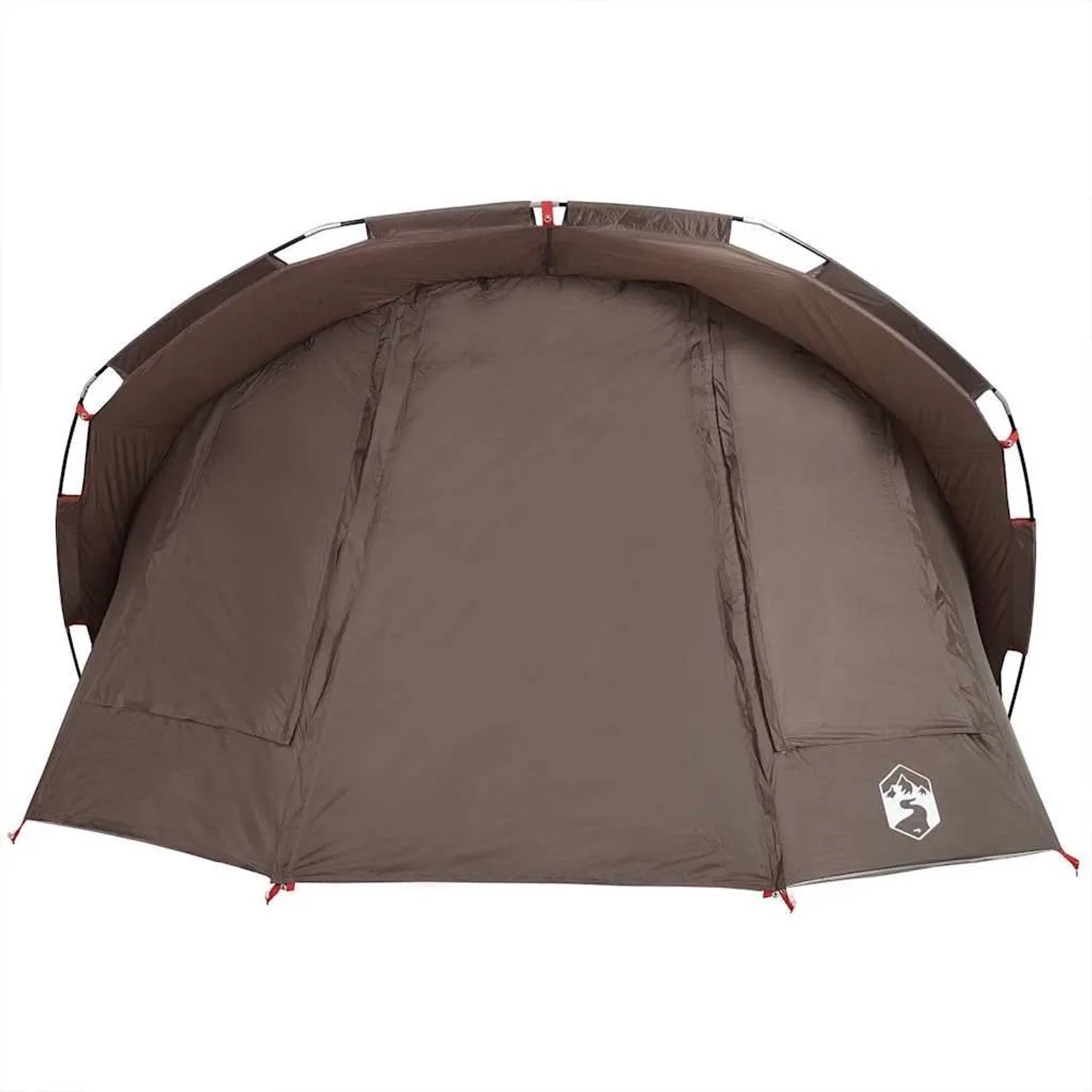 Braunes vidaXL Angelzelt für 5 Personen, wasserdicht und ideal für Campingausflüge.