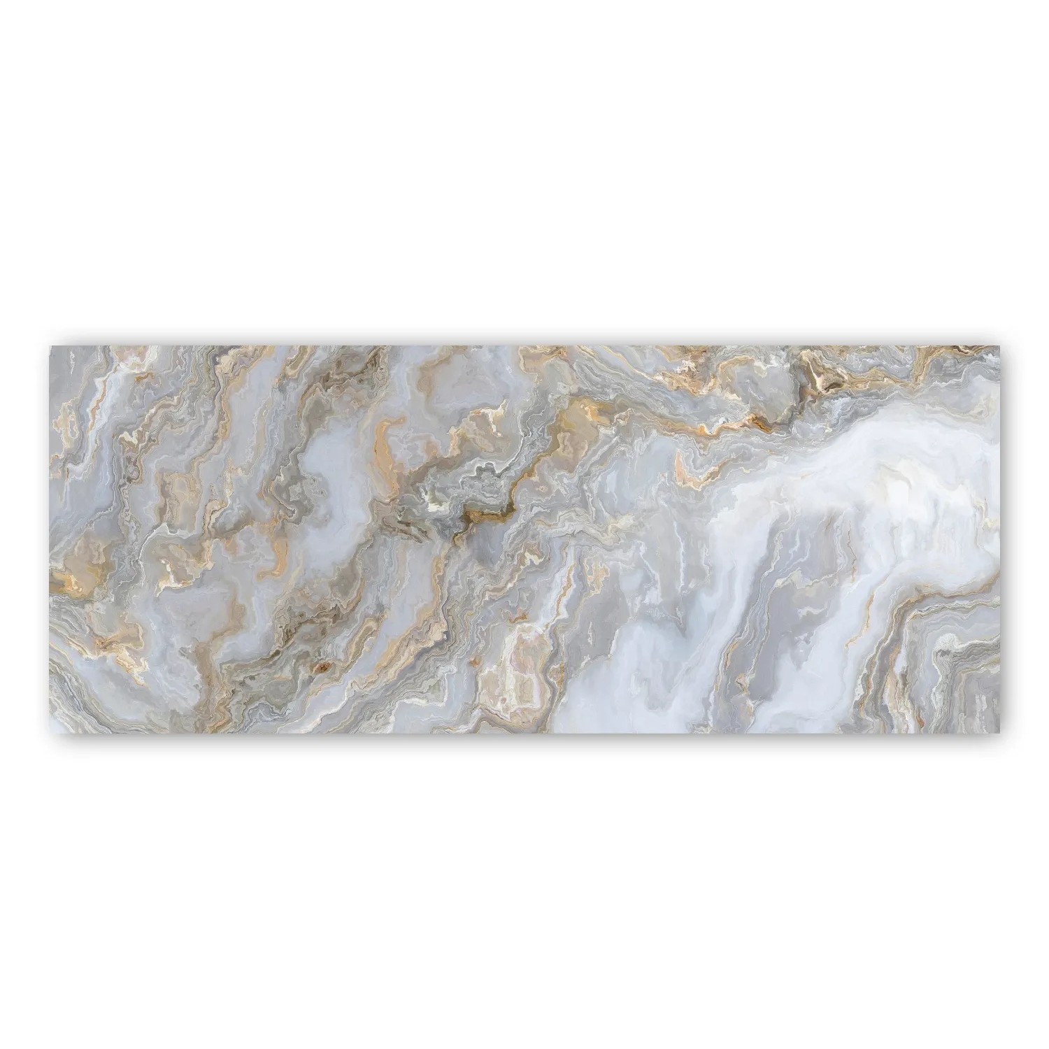 Walllux Küchenrückwand Marmor Gold Alu-Verbund 3 mm 150 x 60 cm