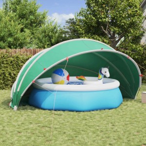 vidaXL Pool-Dome Blau 500 x 500 x 236 cm 42001122