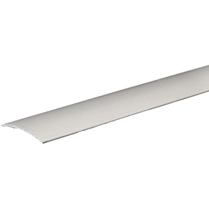 Arcansas Übergangsprofil aus Aluminium, 2 mm x 30 mm x 900 mm, in Silber.