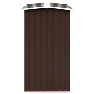 Braunes VidaXL Brennholzlager aus verzinktem Stahl, Zubehör für Kamine & Öfen.