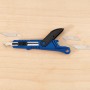 LUX Präzisionsmesser Classic mit blauer Griff und verschiedenen Klingen.