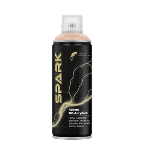 SPARK Spraydose Macadamia Beige, 400ml, matte Farbe für DIY-Projekte.