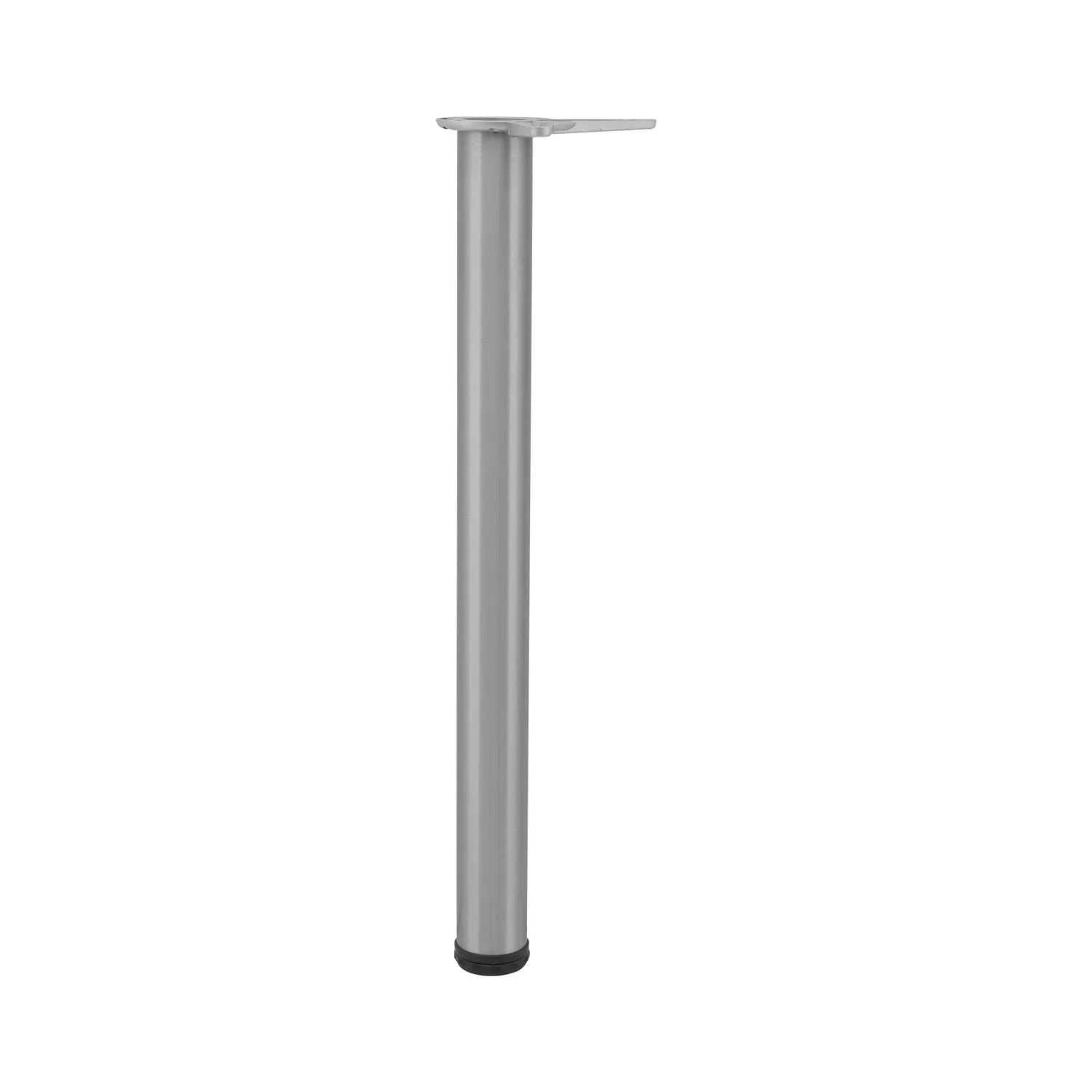 vasalat Set Camar Tischbein Höhenverstellbar Ø 60 mm Edelstahl Gebürstet 470-500 mm