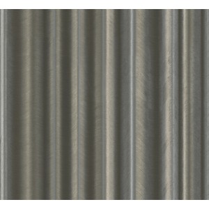 Glööckler Vliestapete Imperial Welle in Anthrazitmetallic, Wellenmuster für Wandgestaltung.