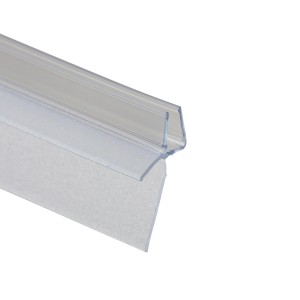 Schulte Wasserabweisprofil für Duschkabinen, transparent, mit extra langer Dichtleiste.