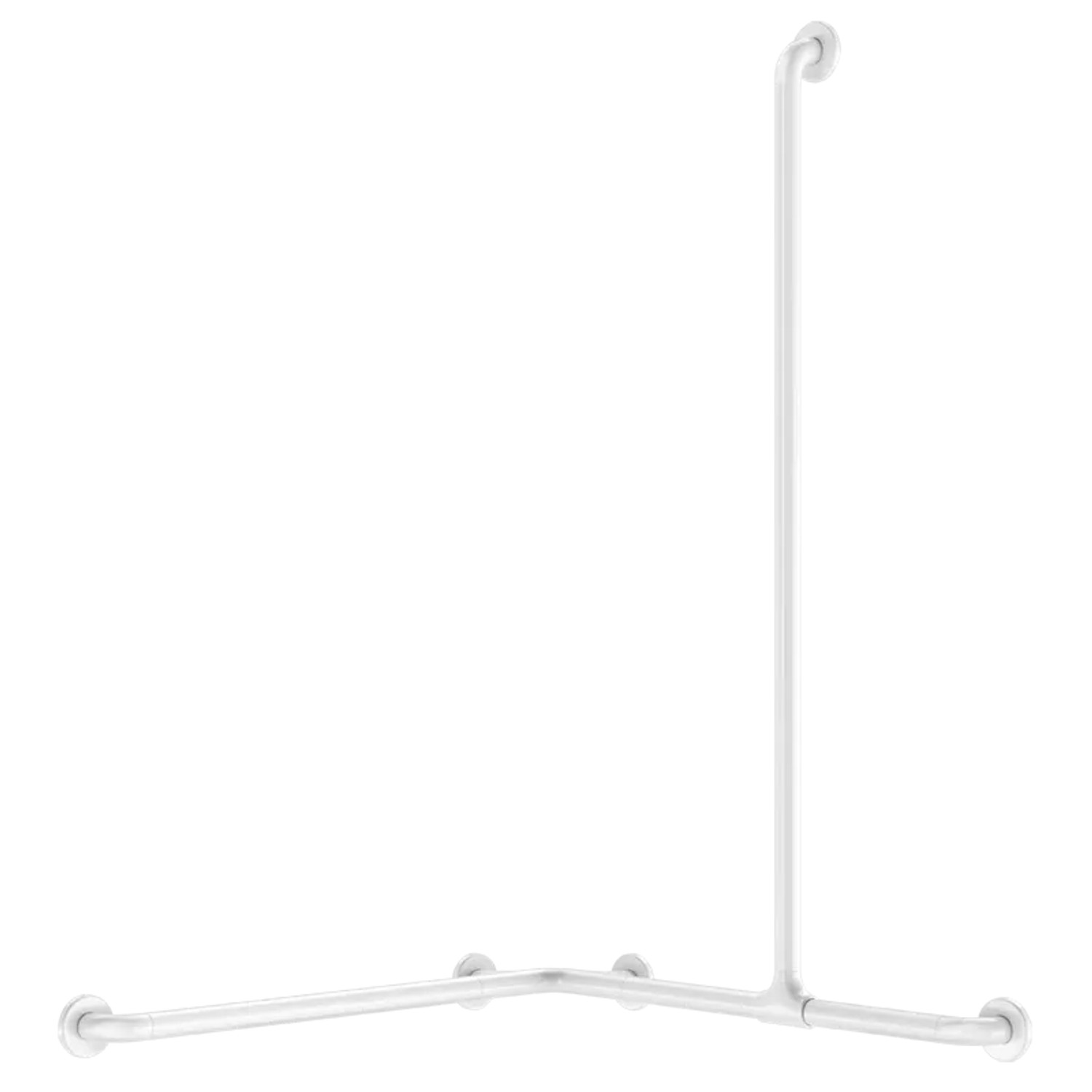 Delabie DUHA + Brausehandlauf vertikal verschiebbar Ø 32 mm Nylon weiß