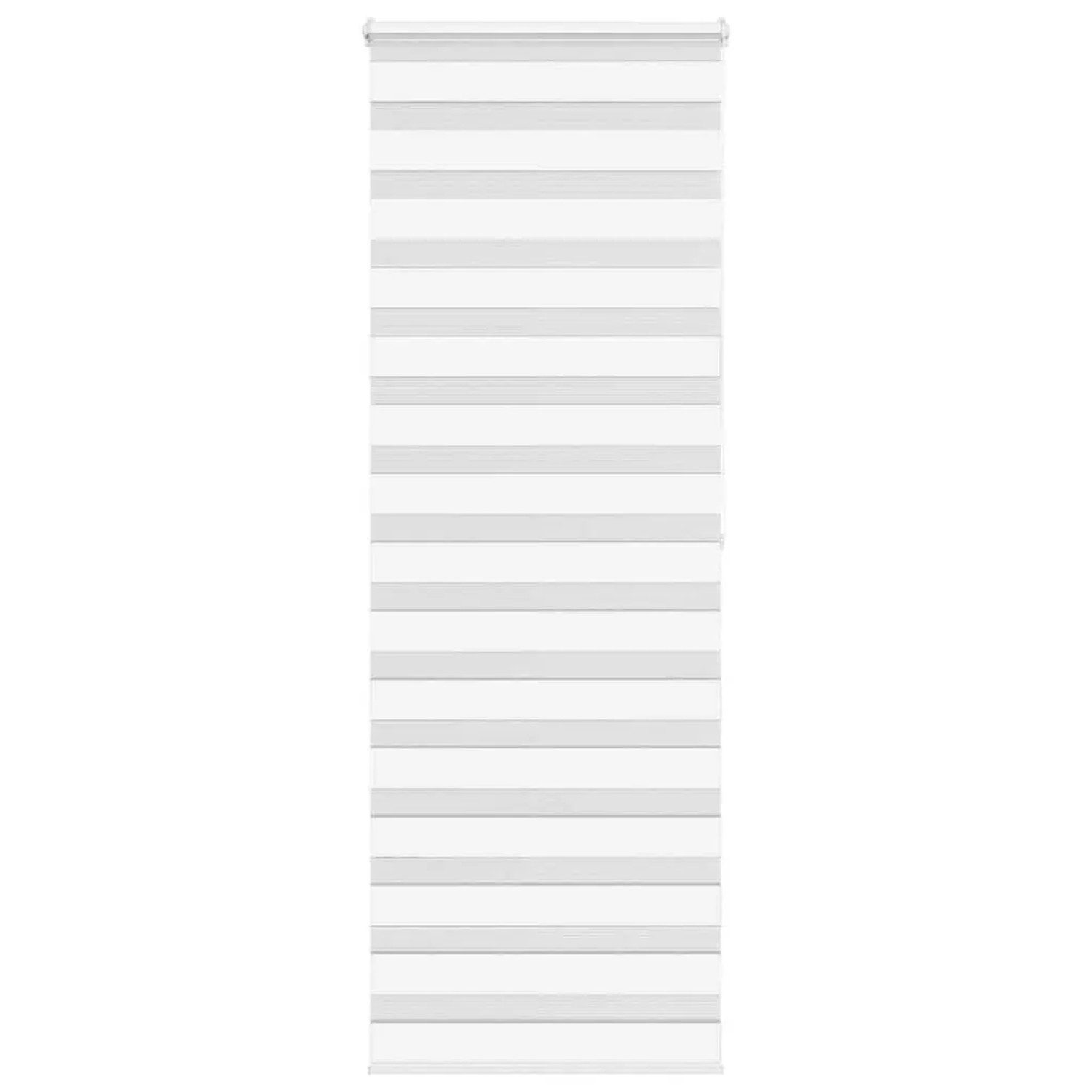 vidaXL Doppelrollo Weiß 75x200 cm Stoffbreite 70,9 cm Polyester 4014776 günstig online kaufen