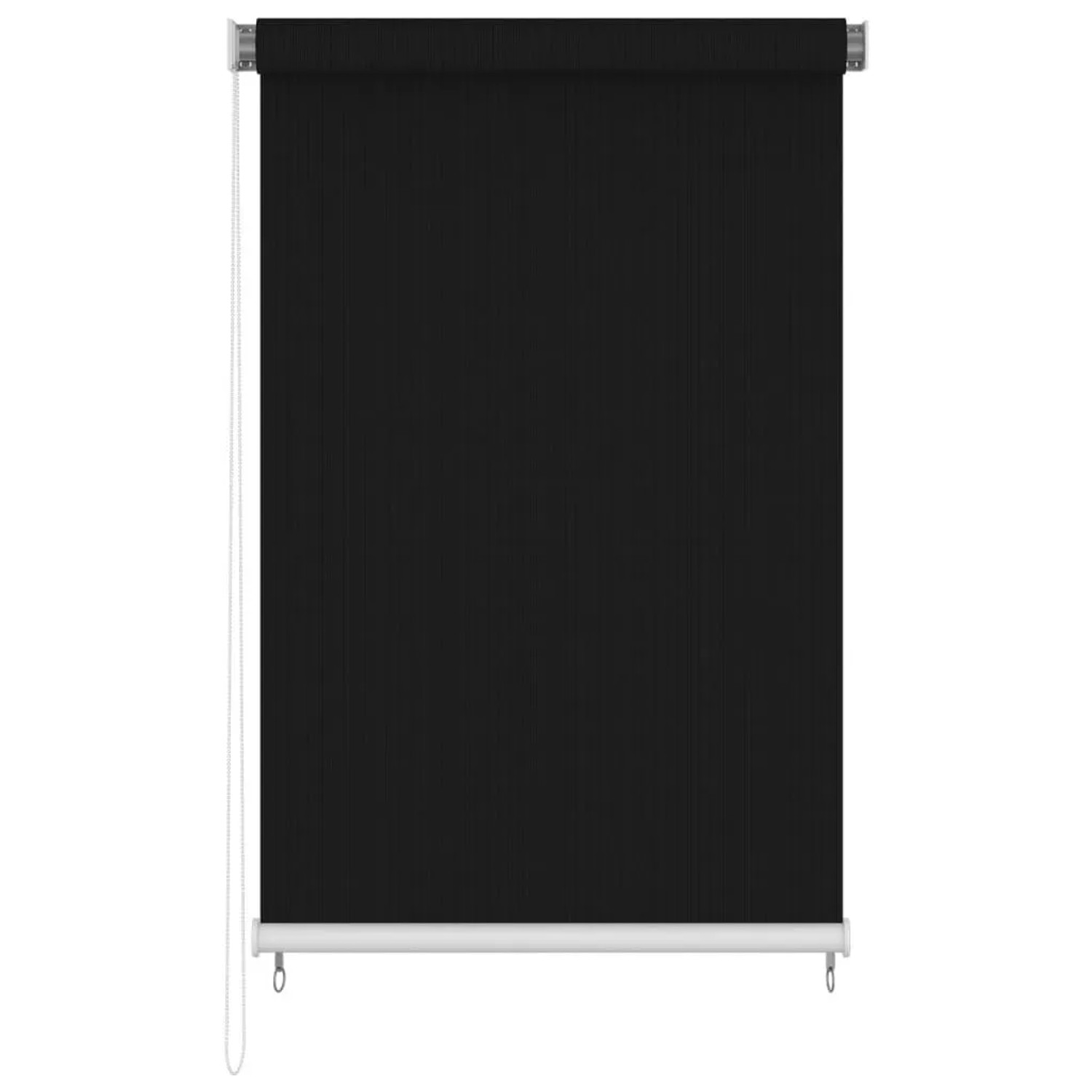 vidaXL Außenrollo 140x230 cm Schwarz 312956