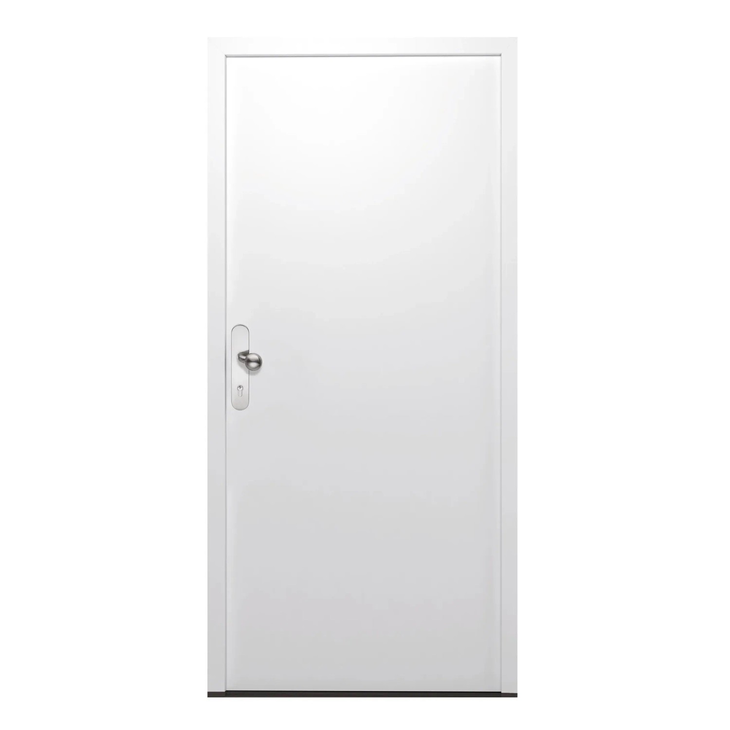 Hörmann Sicherheitstür KSI Thermo46 Verkehrsweiß 87,5 cm x 200 cm DIN L