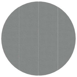 vidaXL Pool-Bodentuch Hellgrau Ø500 cm Polyester Geotextil 94221