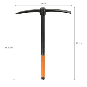Fiskars Kreuzhacke 200, 90 cm Länge, ideal für Bodenbearbeitung und schwere Gartenarbeit.