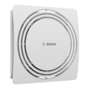 Weißer Bosch Badlüfter Fan 1900 W100 für Bad und WC.