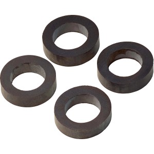 4er-Set Quetschdichtungen, 3,5 mm x Ø 10 mm x Ø 14 mm, für flüssigkeitsdichte Rohrverbindungen.