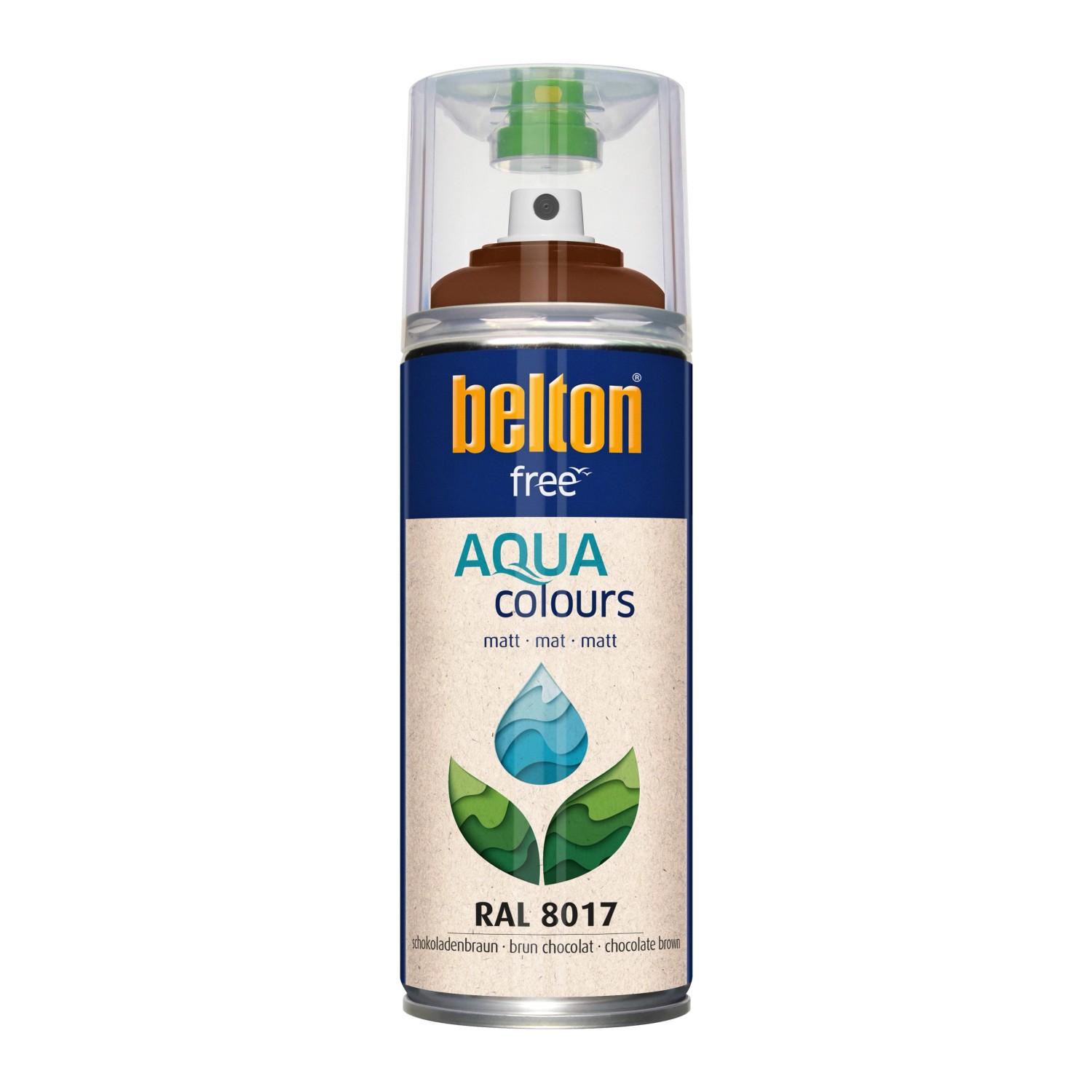 Belton Free AQUAcolours Buntlack RAL 8017 Schokobraun matt 400 ml